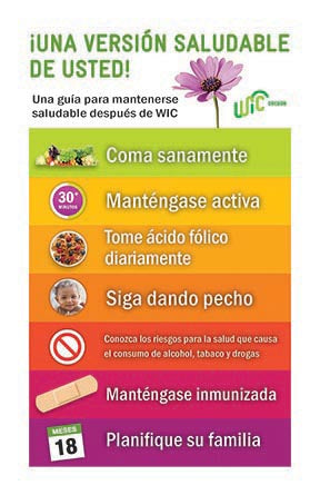 Healthy You! Exit Counseling Brochure - Spanish
