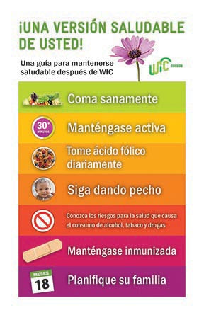 Healthy You! Exit counseling brochure - Spanish