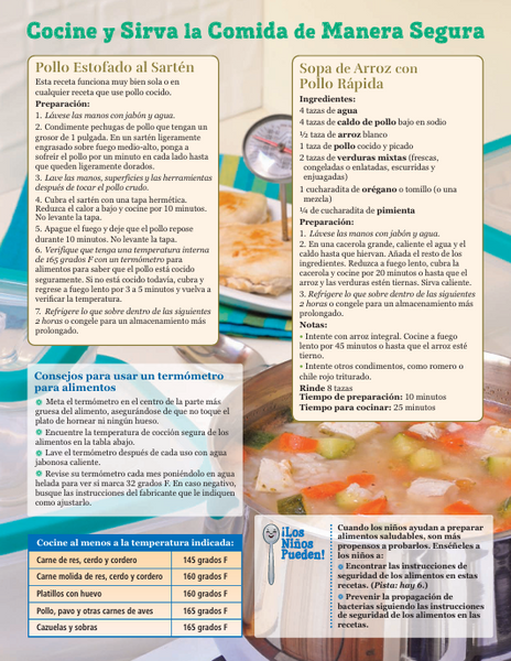 Keep Food Safe Food Hero Handout