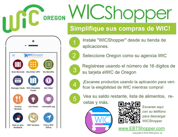 WIC Shopper App Flyer - DOWNLOAD ONLY