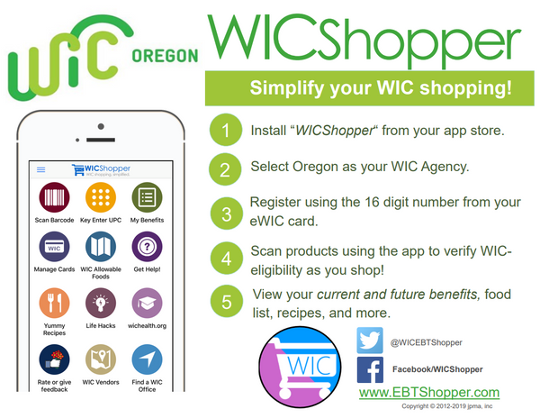 WIC Shopper App Flyer - DOWNLOAD ONLY
