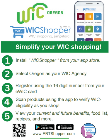 WIC Shopper App Flyer - DOWNLOAD ONLY