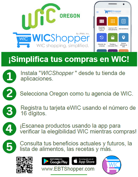 WIC Shopper App Flyer - DOWNLOAD ONLY