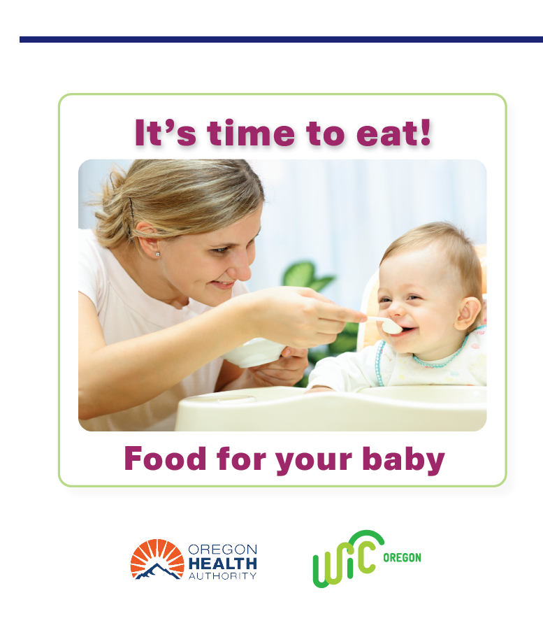It's Time to Eat! Food for Your Baby