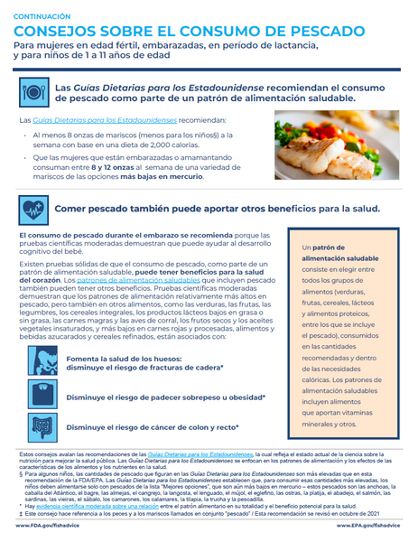 Advice About Eating Fish - DOWNLOAD ONLY