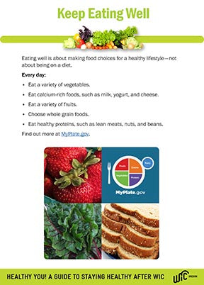Keep Eating Well (exit counseling info) - DOWNLOAD ONLY
