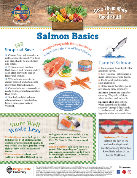 Salmon Basics Food Hero Handout