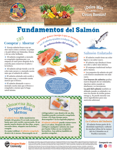 Salmon Basics Food Hero Handout