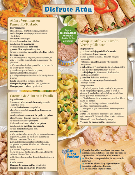 Tuna Basics - Food Hero Handout