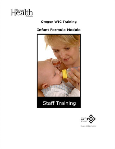 Infant Formula Staff Training Module