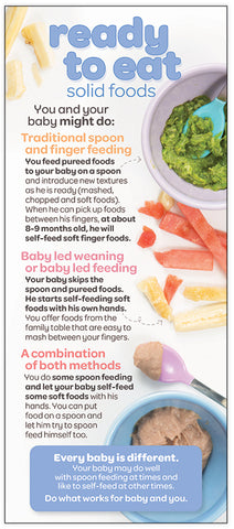 Nutrition Matters: Ready to Eat Solid Foods - ENGLISH