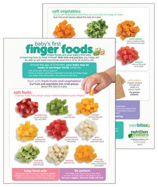 Nutrition Matters: Baby's First Finger Foods - ENGLISH