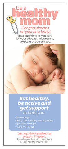 Nutrition Matters: Be A Healthy Mom - ENGLISH