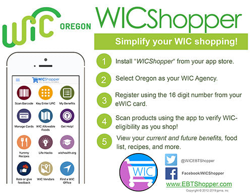 WIC Shopper App Flyer - DOWNLOAD ONLY